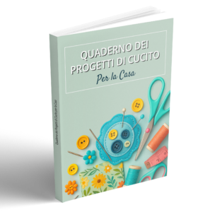quaderno dei progetti di cucito per la casa
