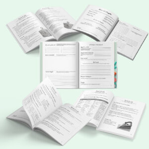 pagine quaderno progetti di cucito per la casa